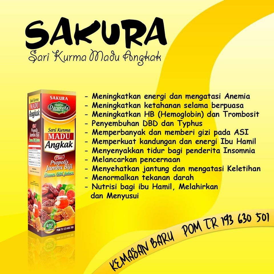 SARI KURMA MADU ANGKAK (SAKURA) Darusyifa SARI KURMA MADU ANGKAK (SAKURA) Darusyifa