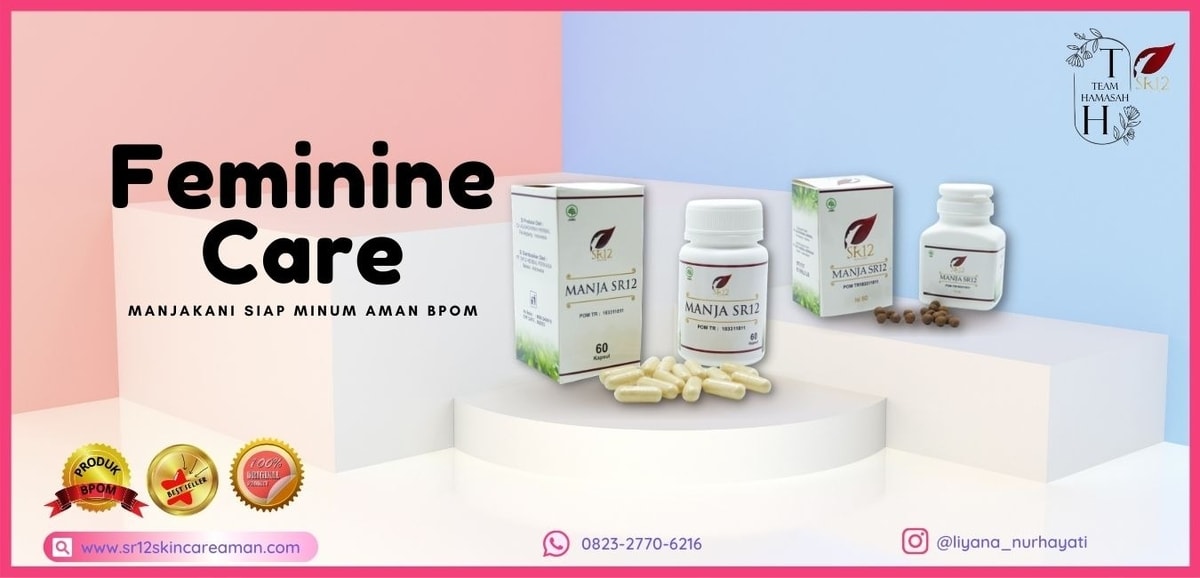 Feminine Care SR12 - Manja Kapsul & Manja Butir - Manjakani Siap Minum AMAN BPOM Feminine Care SR12 - Manja Kapsul & Manja Butir - Manjakani Siap Minum AMAN BPOM