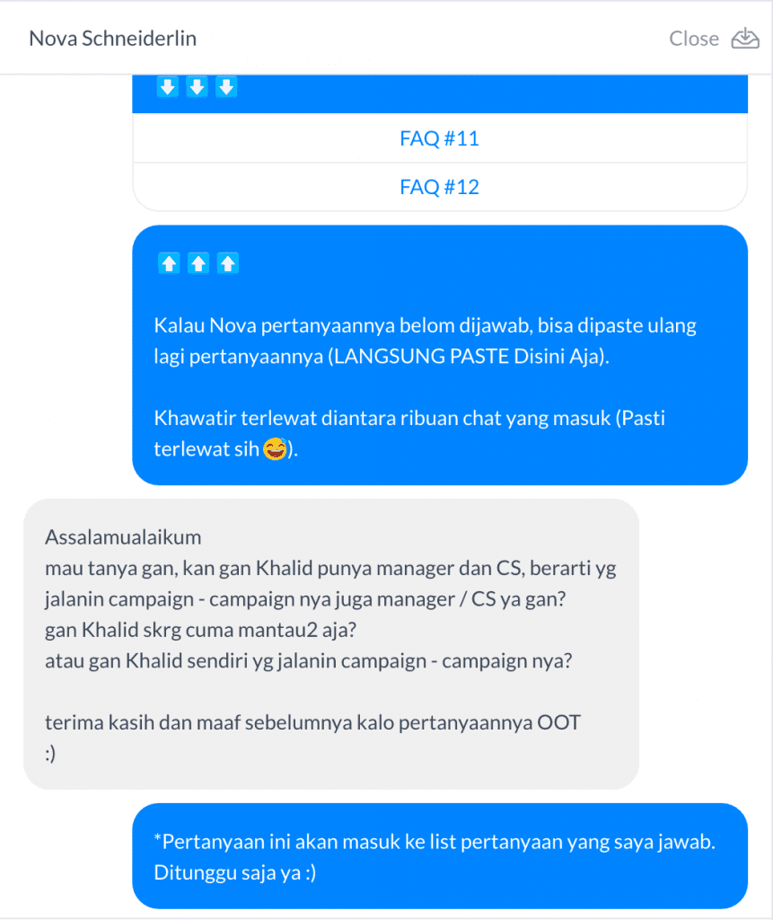 F.A.Q #16 F.A.Q #16