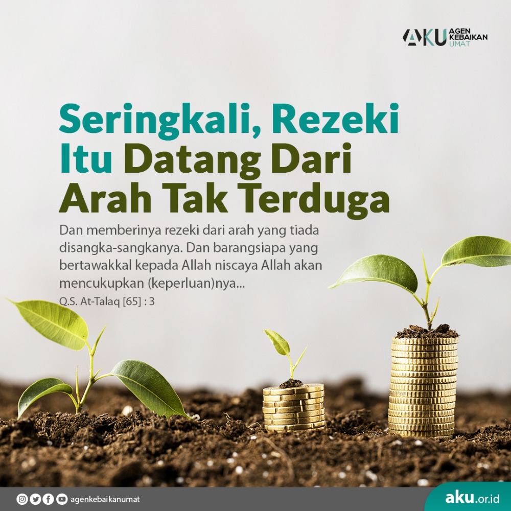 Seringkali, Rezeki Itu Datang Dari Arah Tak Terduga