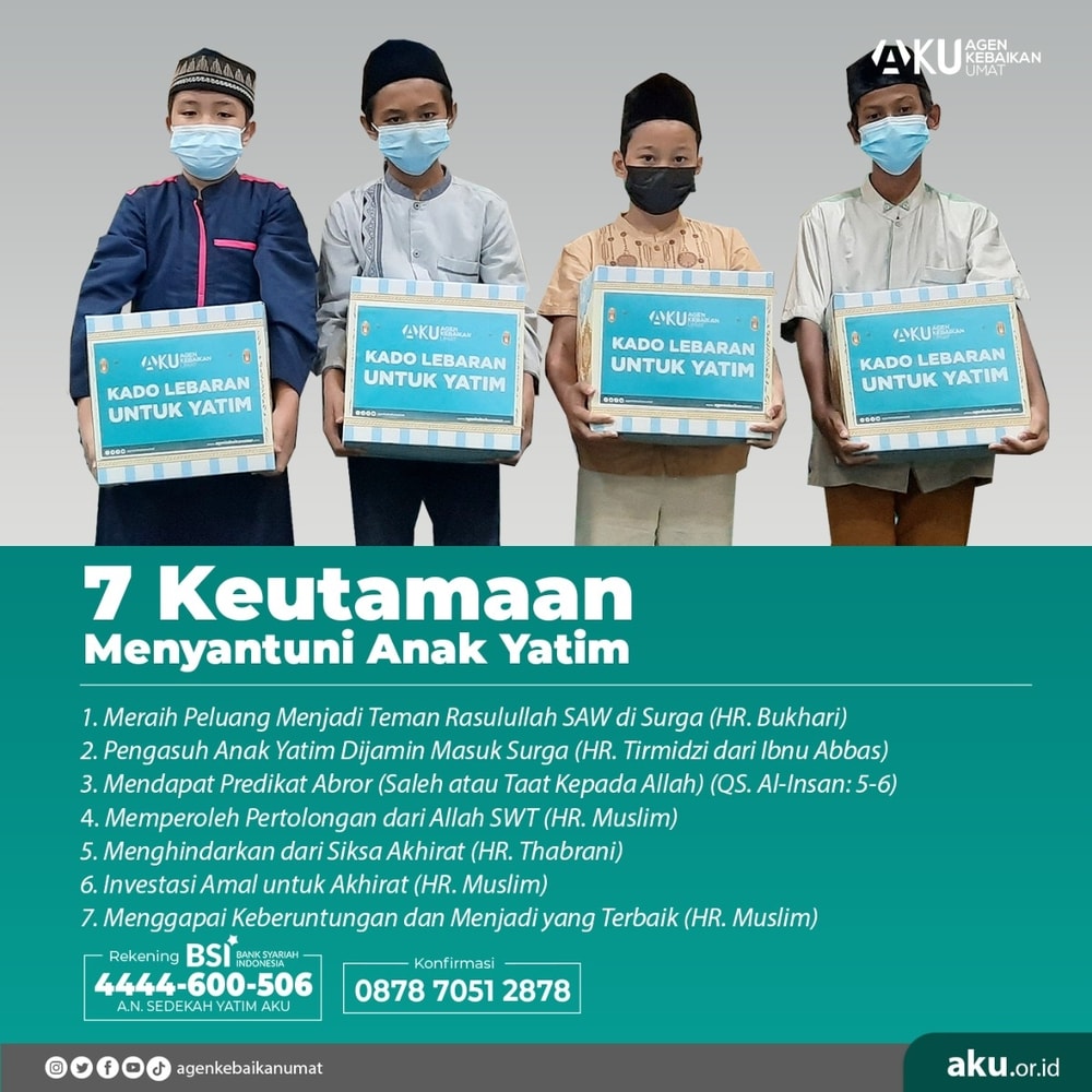 7 Keutamaan Menyantuni Anak Yatim