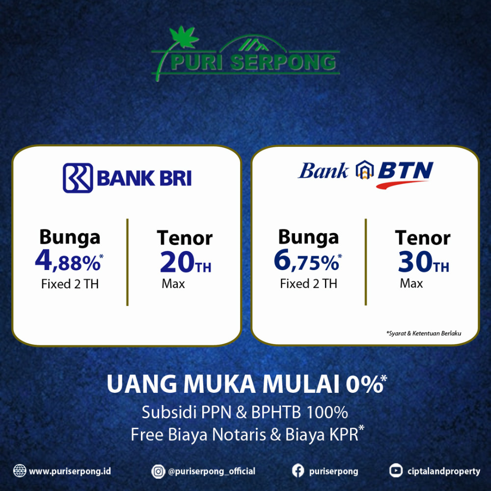 Suku bunga menarik dari BRI dan BTN