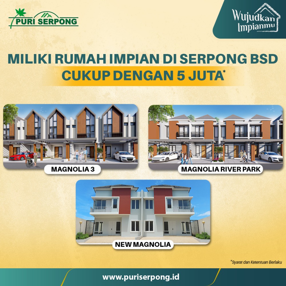 Rumah impian di Serpong BSD mulai 700jtan