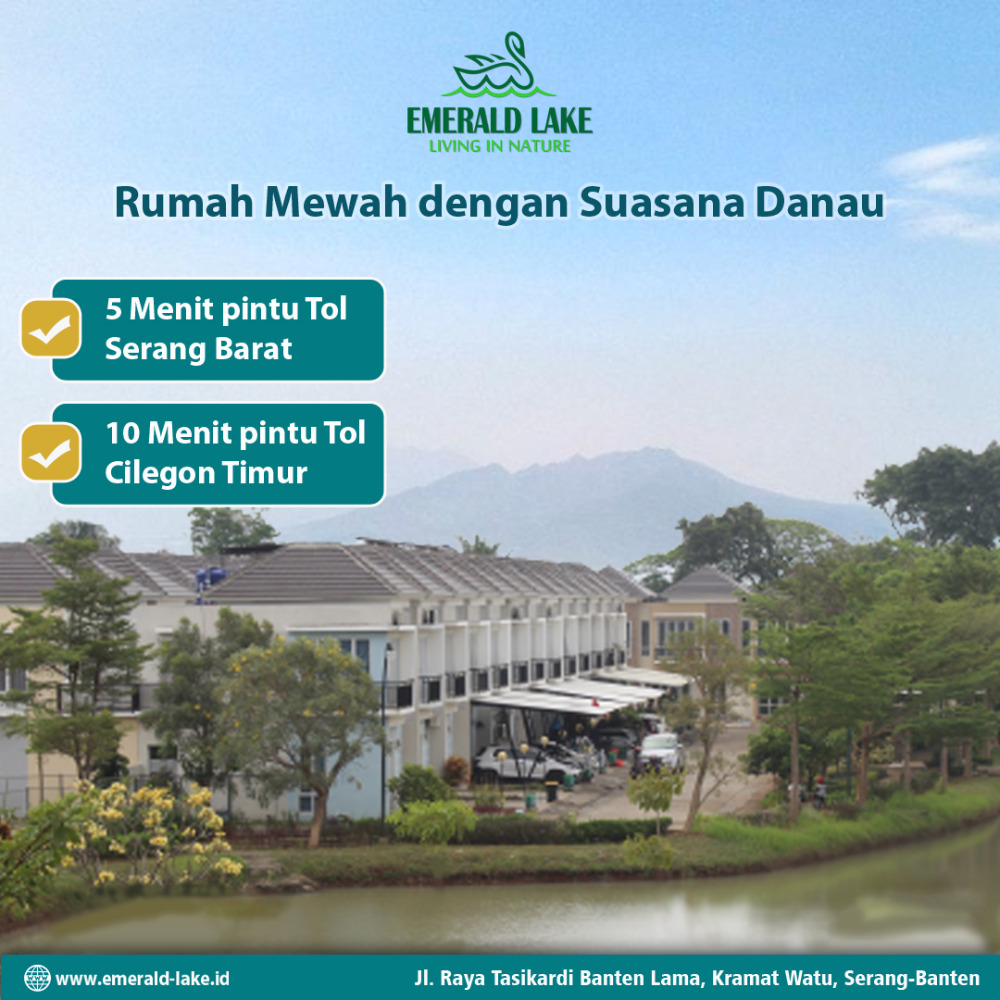 Rumah Mewah dengan Suasana Danau