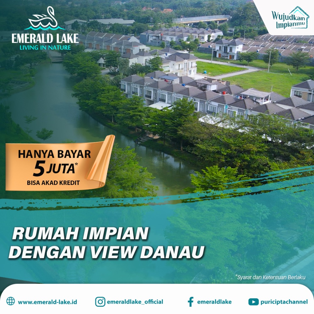 Miliki Rumah Impian Dengan View Danau