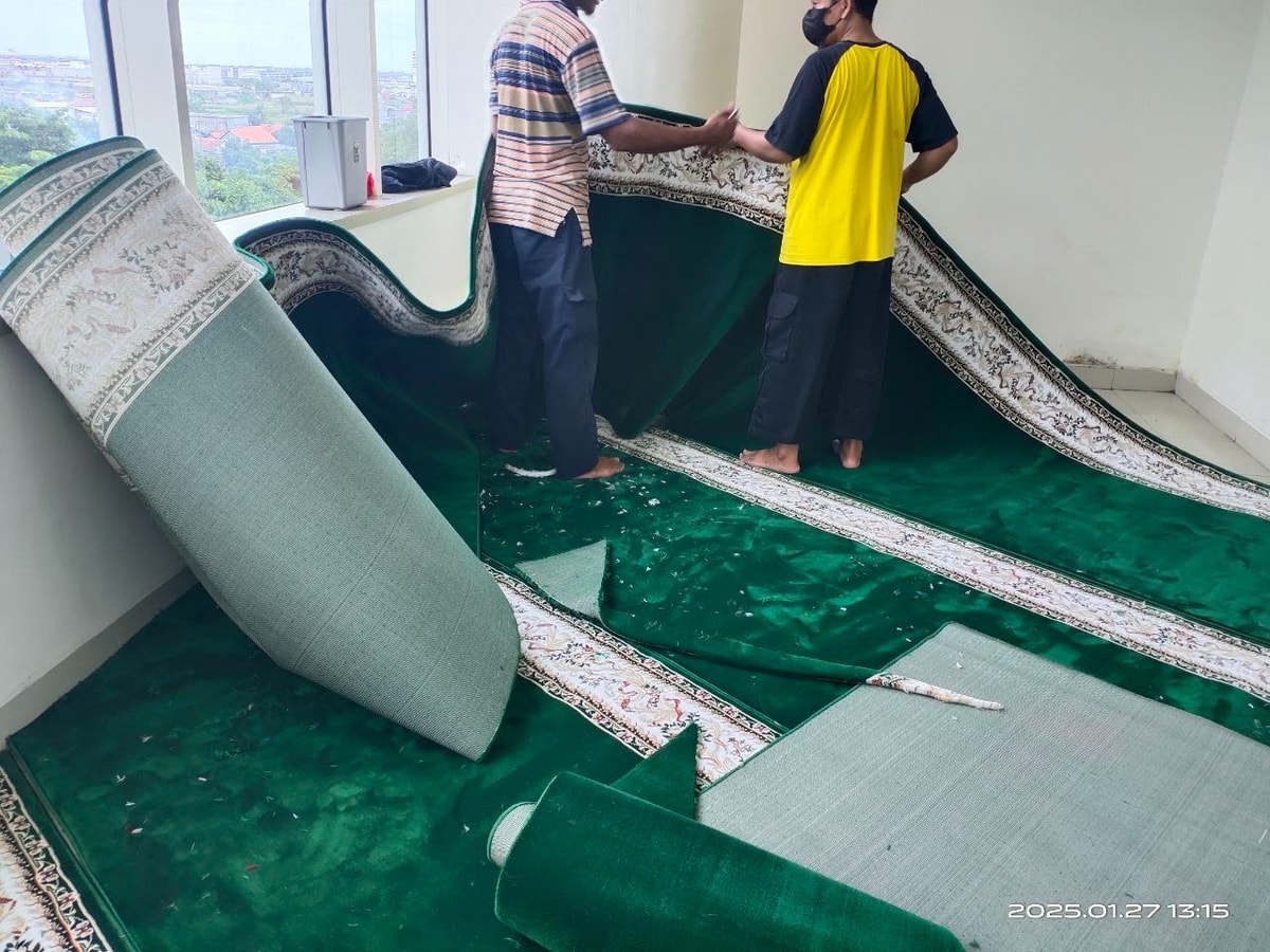 Testimoni Karpet Masjid Turkistan Carpets - Jamaah Betah & Nyaman