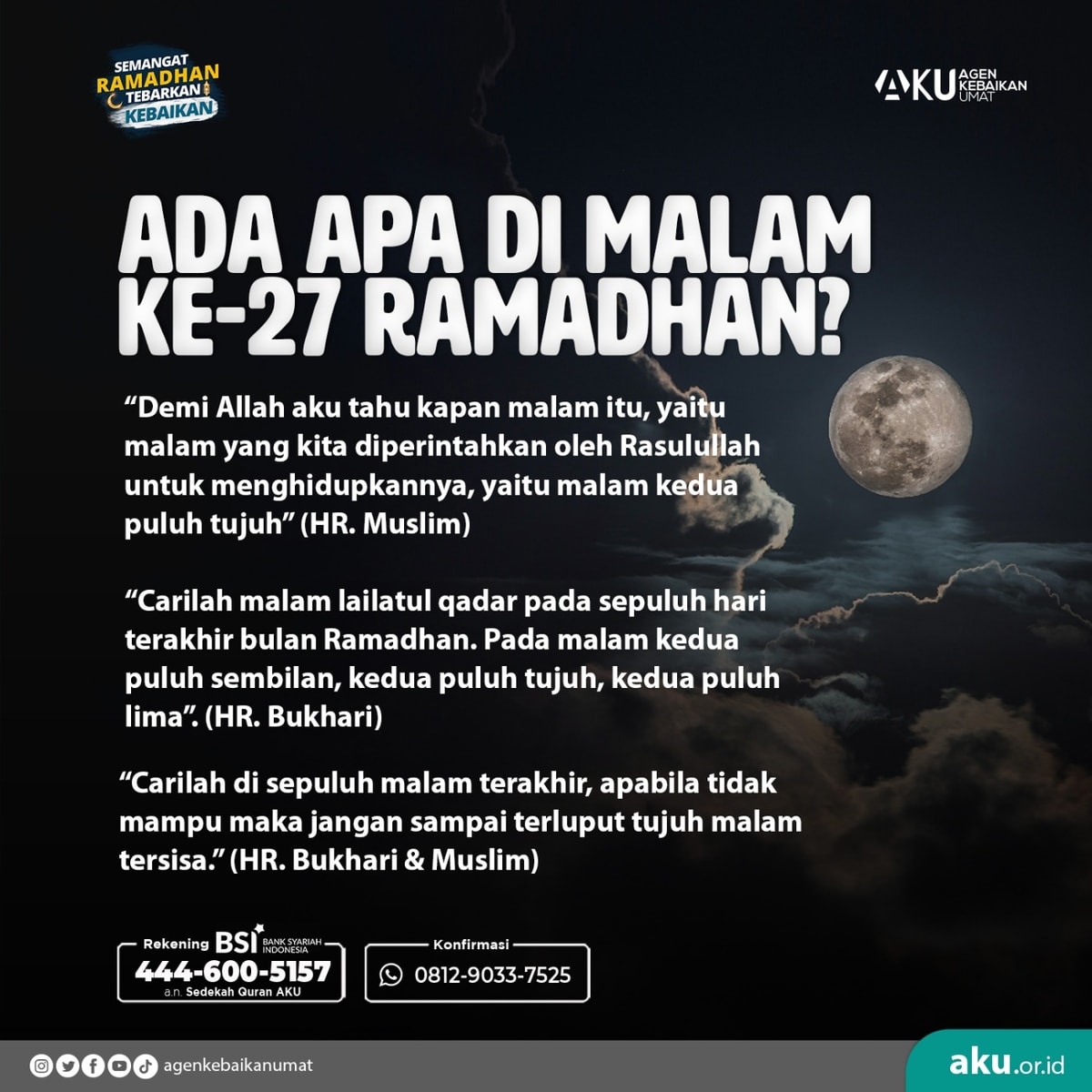 ADA APA DI MALAM KE-27 RAMADHAN