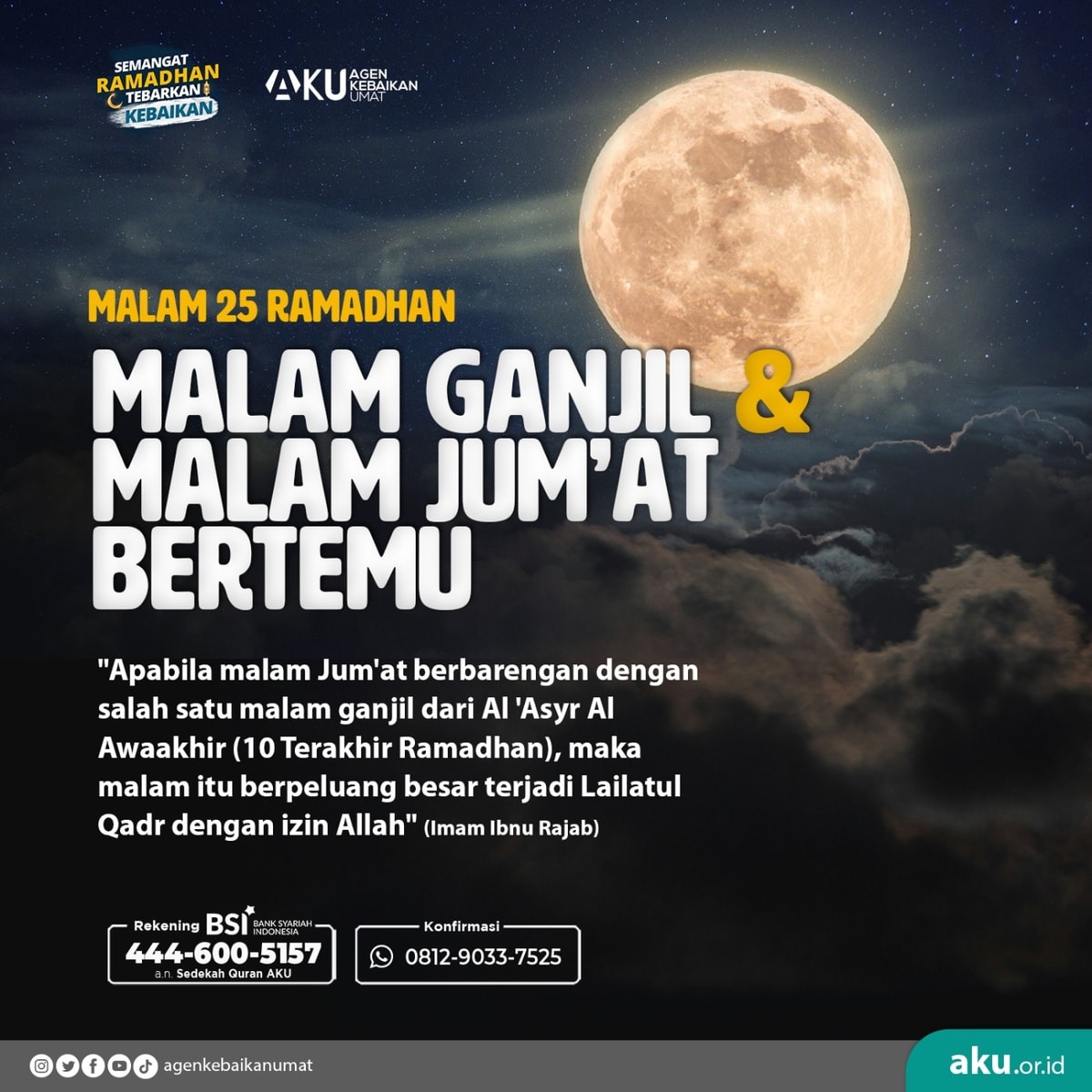 APABILA MALAM GANJIL DAN MALAM JUMAT BERTEMU