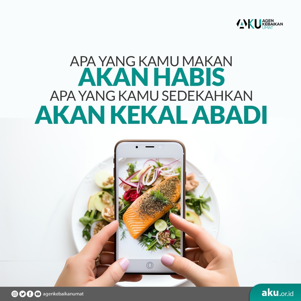 APA YANG KAMU MAKAN AKAN HABIS