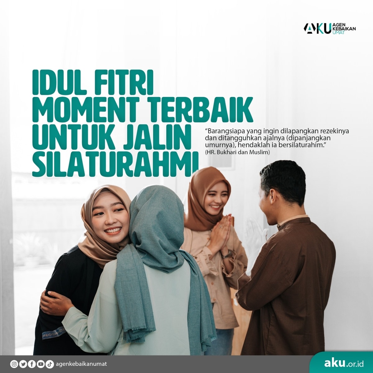 IDUL FITRI MENJADI MOMENT TERBAIK UNTUK JALIN SILATURAHMI YANG SUDAH LAMA TAK BERTERMU DAN SAATNYA KITA BERTAMU