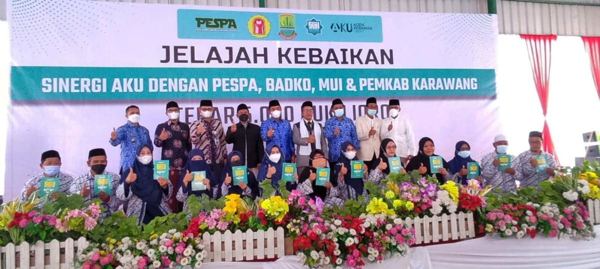 Cetak Rekor!!! Aku Bagikan 5000 Buku Iqro ke 200 lembaga Pendidikan AL Quran di Jawa Barat
