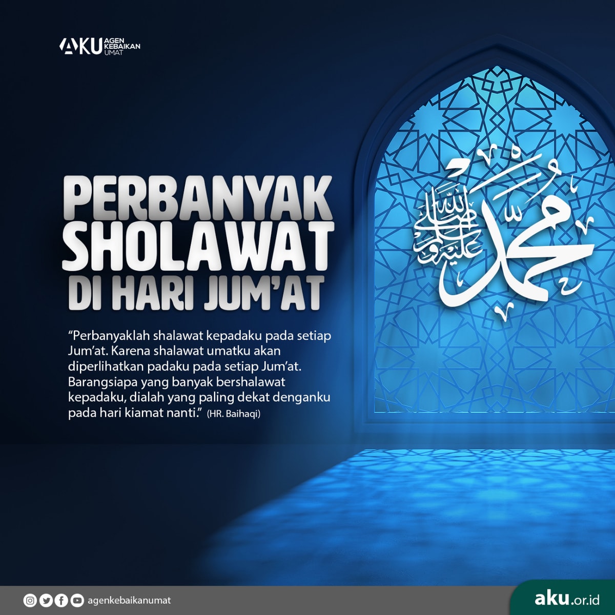 PERBANYAK SHALAWAT DI HARI JUM’AT