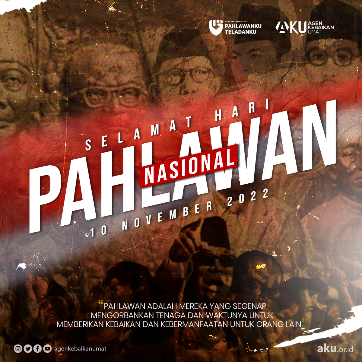 Selamat Hari Pahlawan Nasional 2022