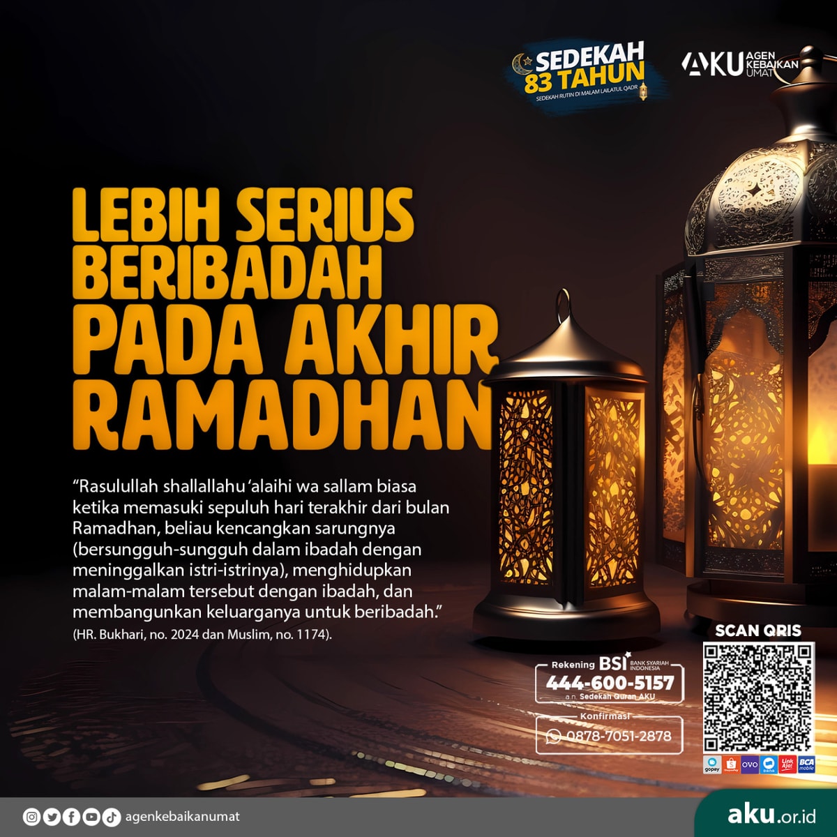 TUNTUNAN NABI DI 10 HARI TERAKHIR RAMADAN