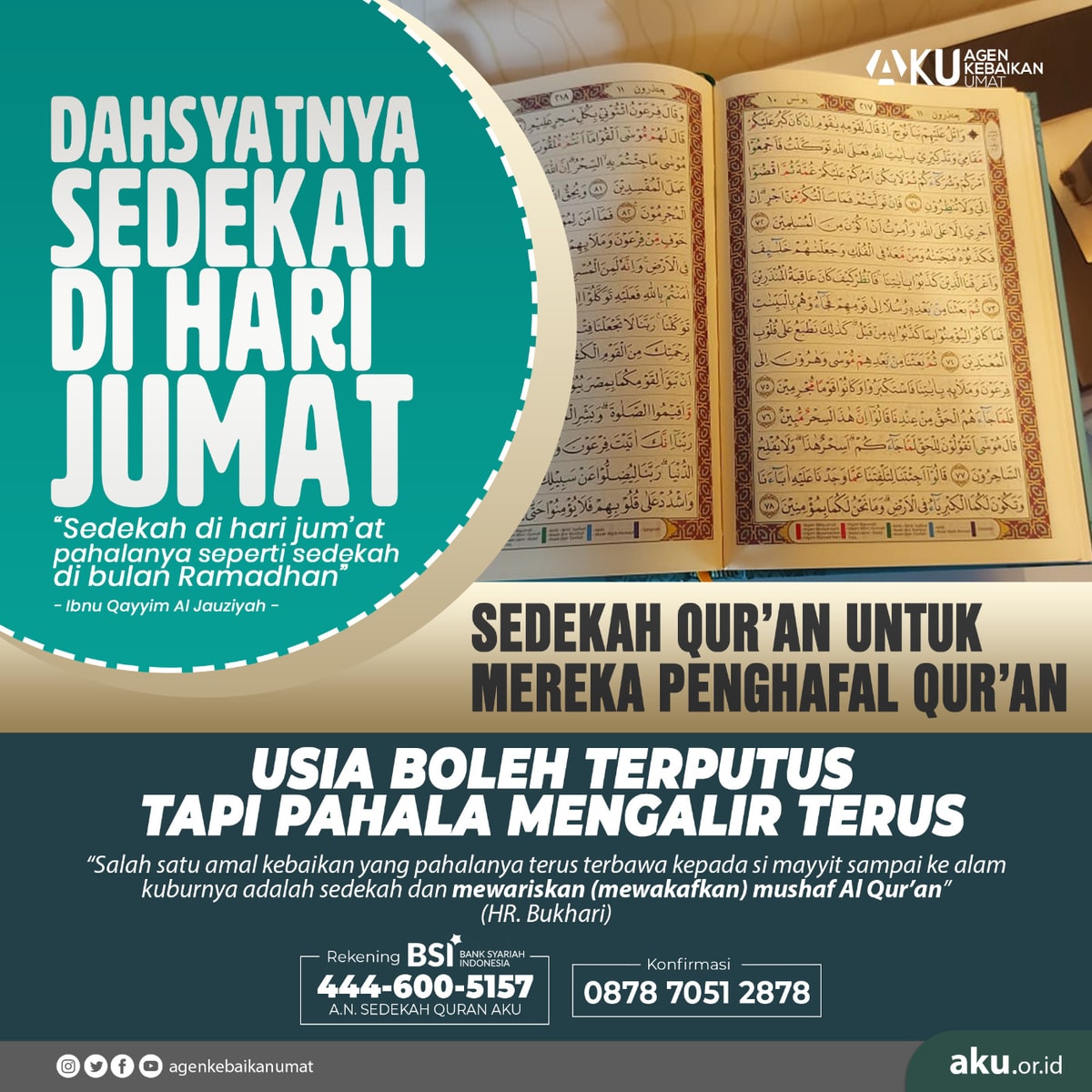 DAHSYATNYA SEDEKAH DI HARI JUMAT