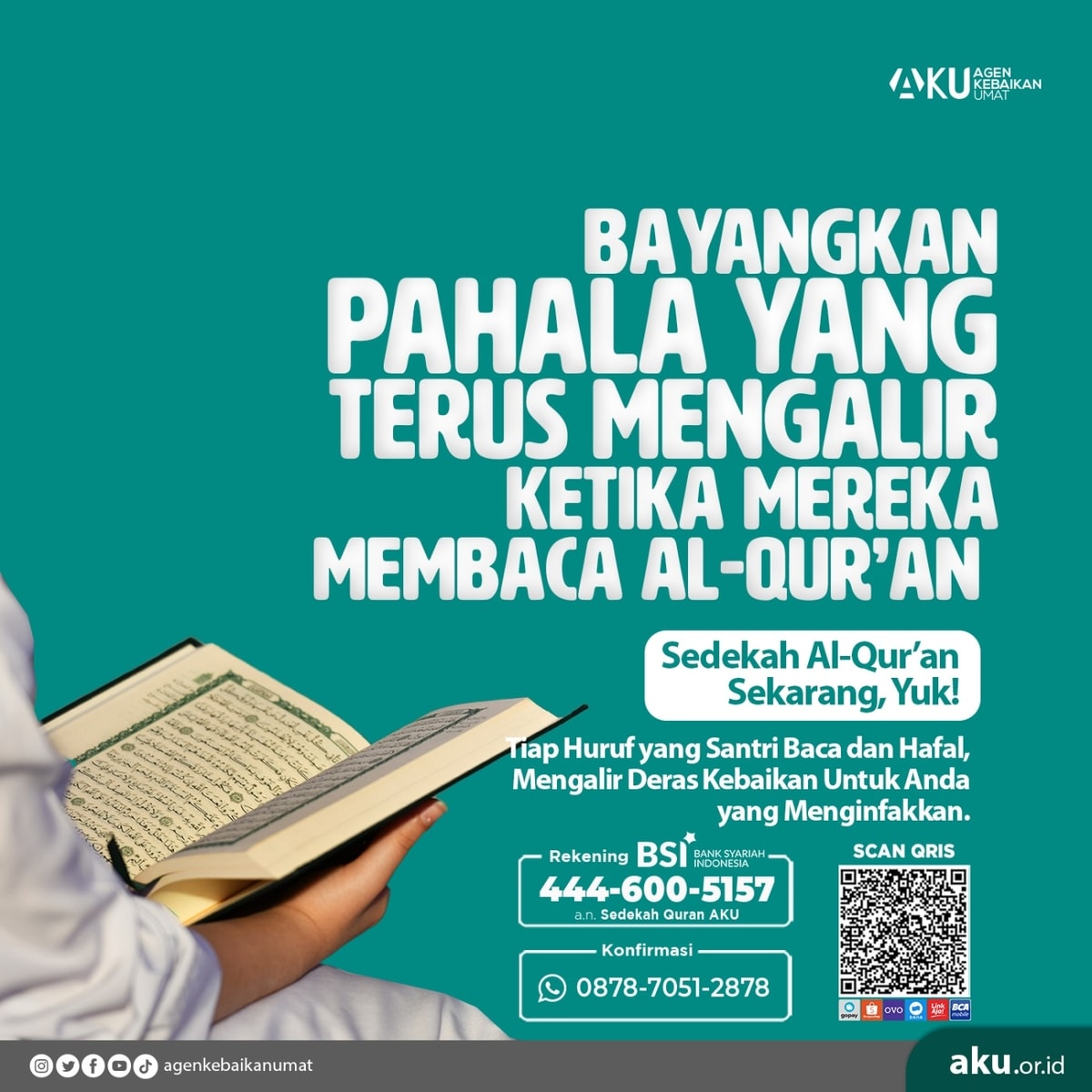 Bayangkan Pahala Yang terus Mengalir Ketika Mereka membaca Al Quran