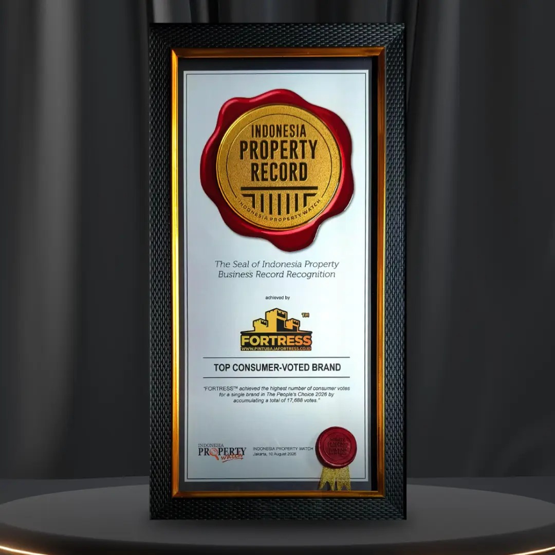 penghargaan top consumer voted brand fortress di the people's choice awards