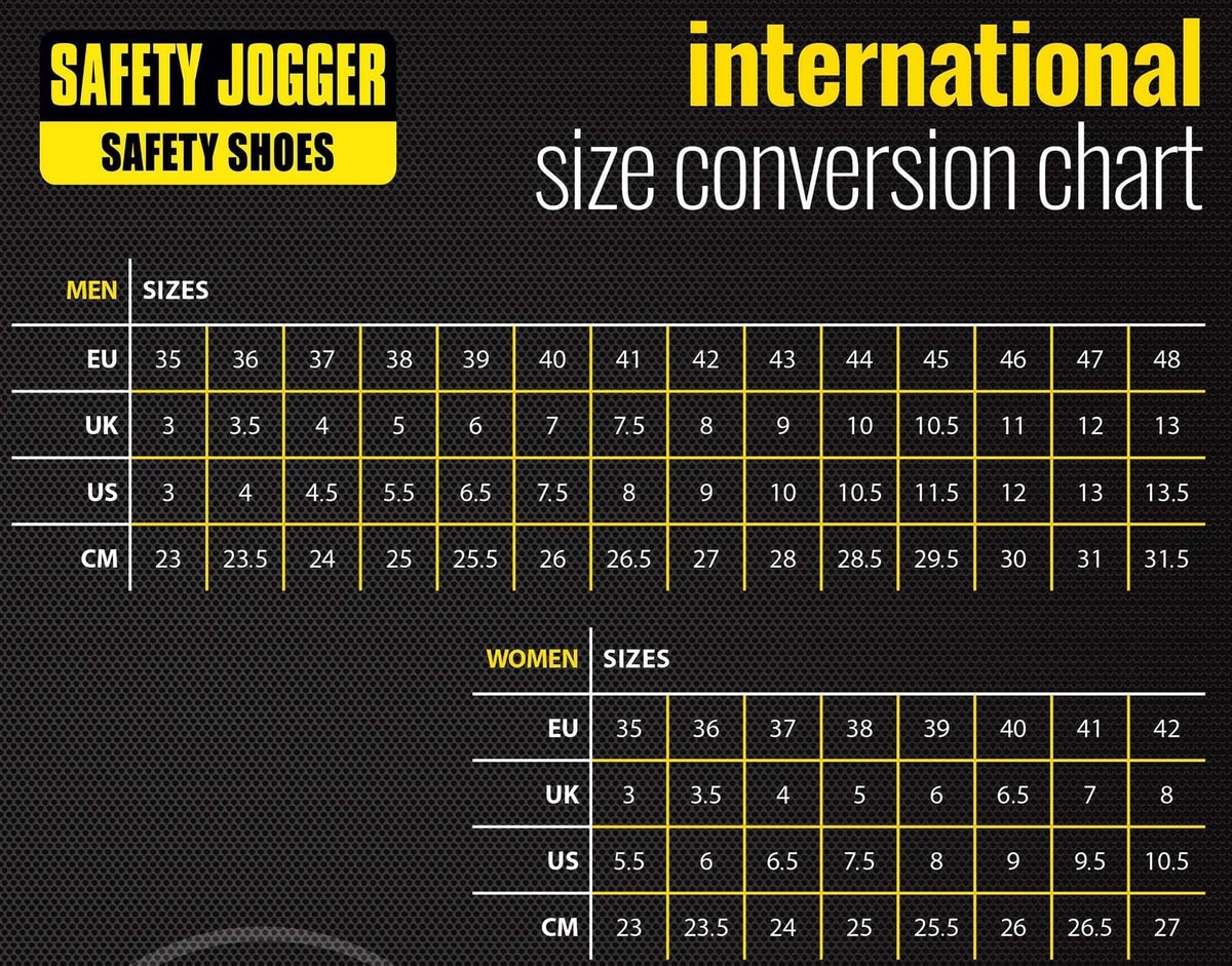 Safety Jogger Turbo Menggunakan Penomoran EU | bigowner®
