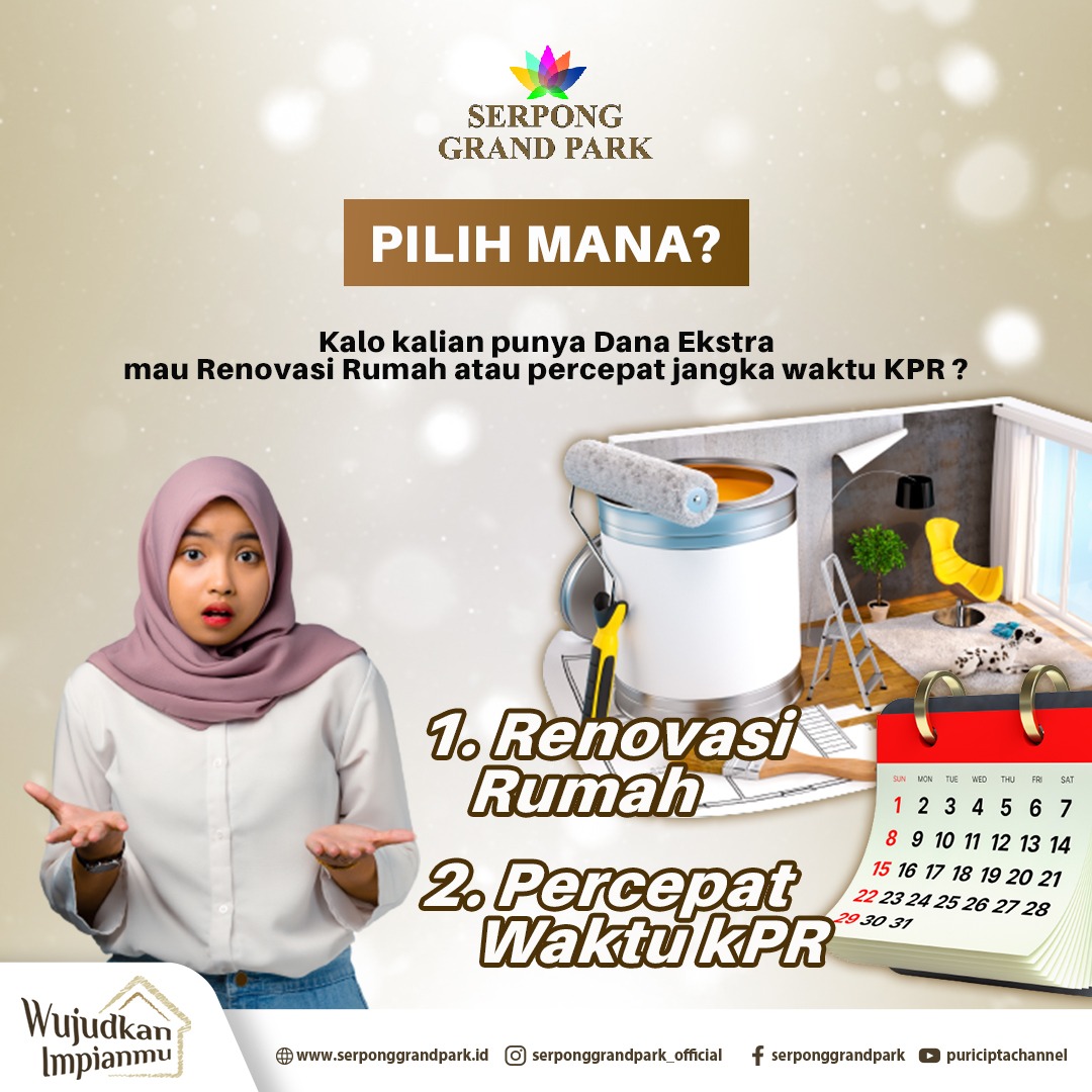 Renovasi Rumah atau Percepat Jangka Waktu KPR