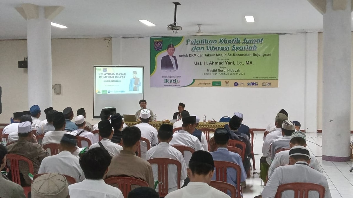 Zakat Baik Bersama IKADI Depok Melaksanakan Pelatihan Khatib Jumat dan Literasi Syariah