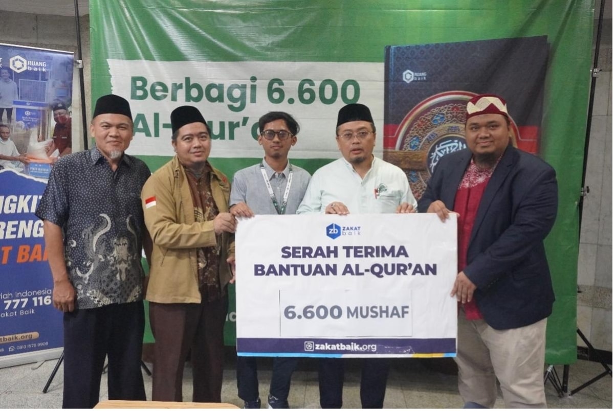ZAKAT BAIK BERSAMA JPRMI PUSAT RESMI MELEPAS 6.600 MUSHAF AL-QUR’AN UNTUK DIDISTRIBUSIKAN KEPADA MASJID DI SELURUH PENJURU NUSANTARA
