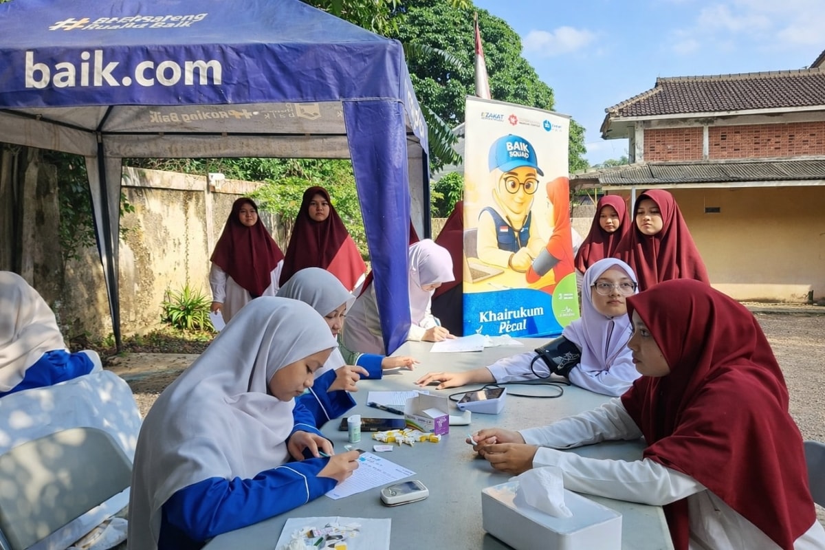 55 Santri Khairukum Ikuti Pemeriksaan Kesehatan Menyeluruh Dari KMC