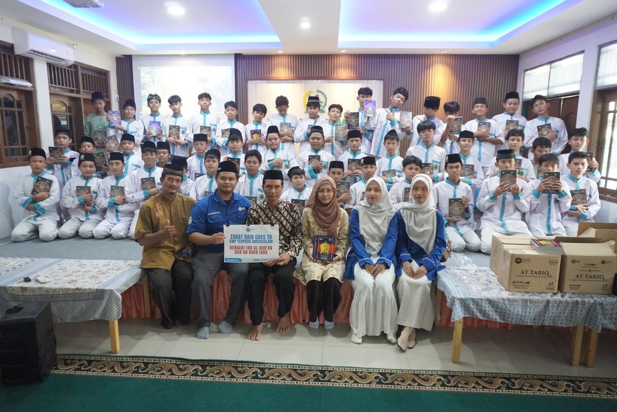 Zakat Baik Kembali Gelar Goes to School, Tanamkan Semangat Qurani dan Kepedulian Sosial Siswa di SMP Terpadu Darussalam