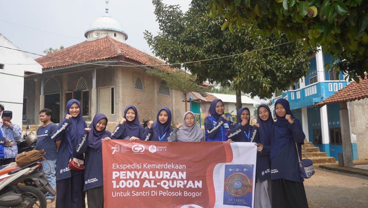 Hadirkan Senyum santri dipelosok Bogor dalam rangka HUT 78 Republik Indonesia
