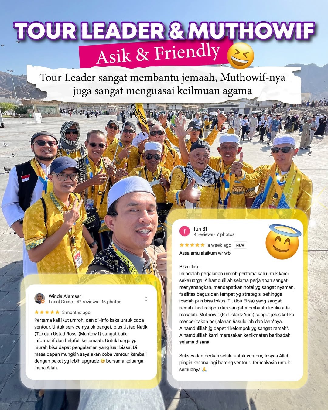 Gambar 3 : Dokumentasi Jamaah Ventour Travel