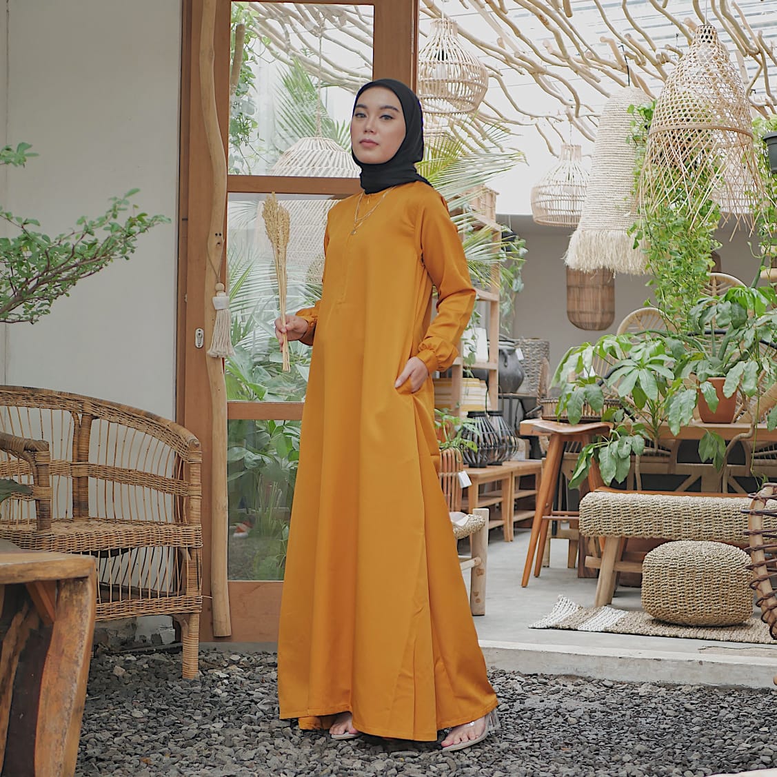 Essential Umrah Abaya - Honey