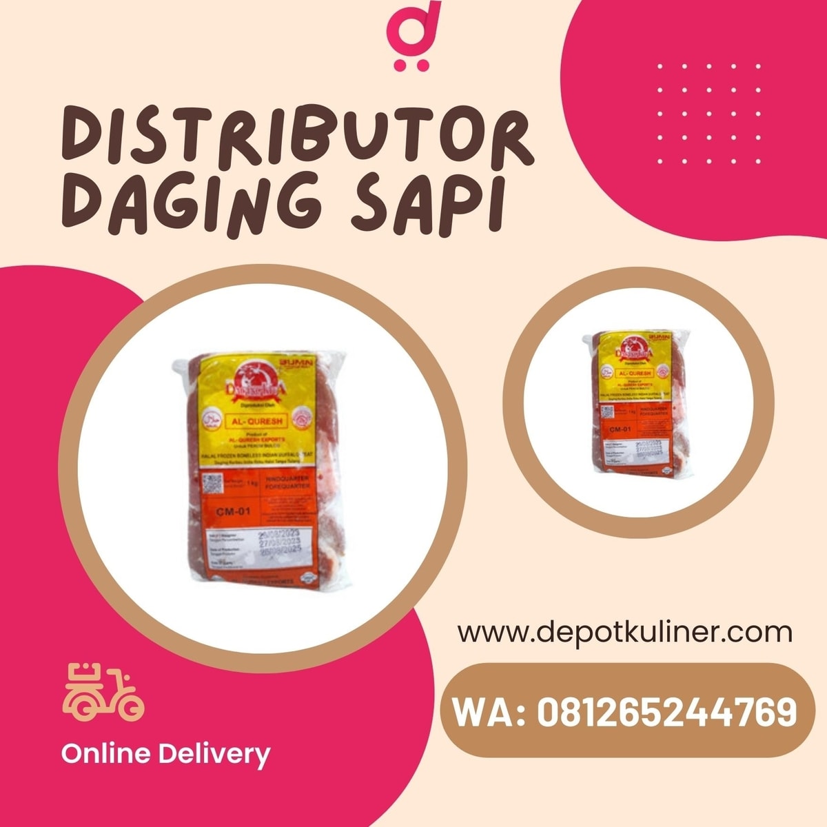 Distributor Daging Sapi HARGA IRIT, 081265244769