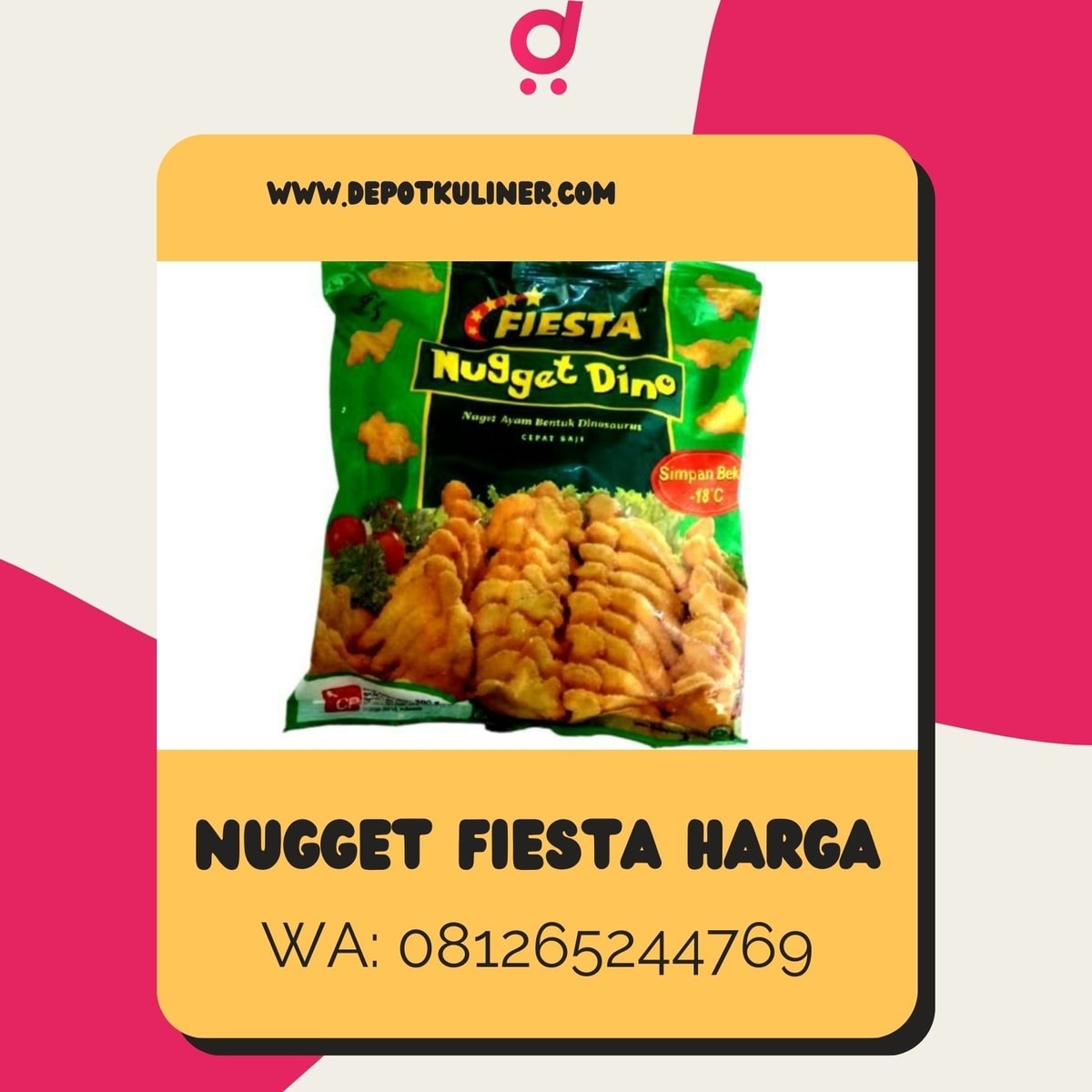 Nugget Fiesta Harga KUALITAS TERBAIK, Hub: 0812-6524-4769