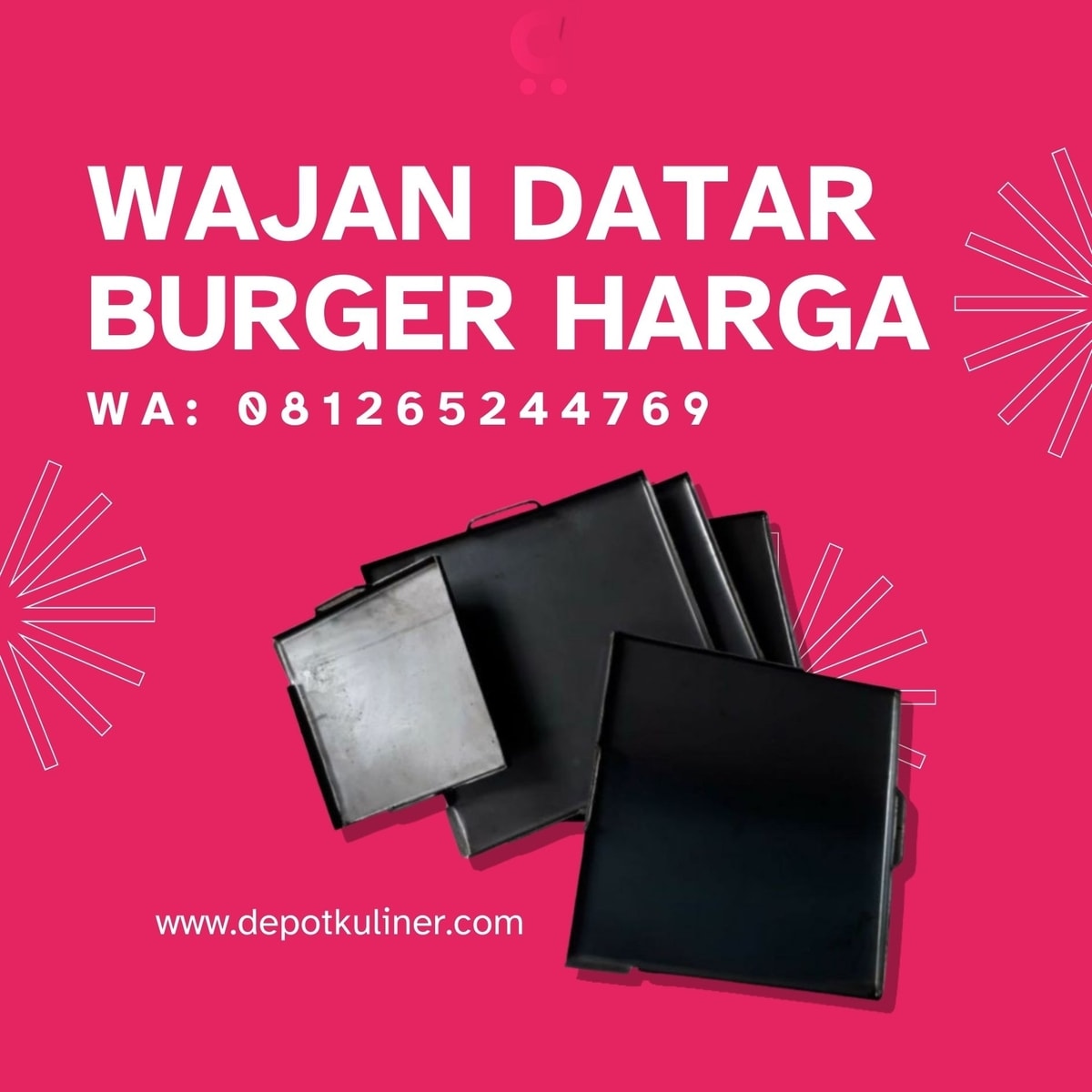 Wajan Datar Burger Harga HARGA TERBAIK, (0812-6524-4769)