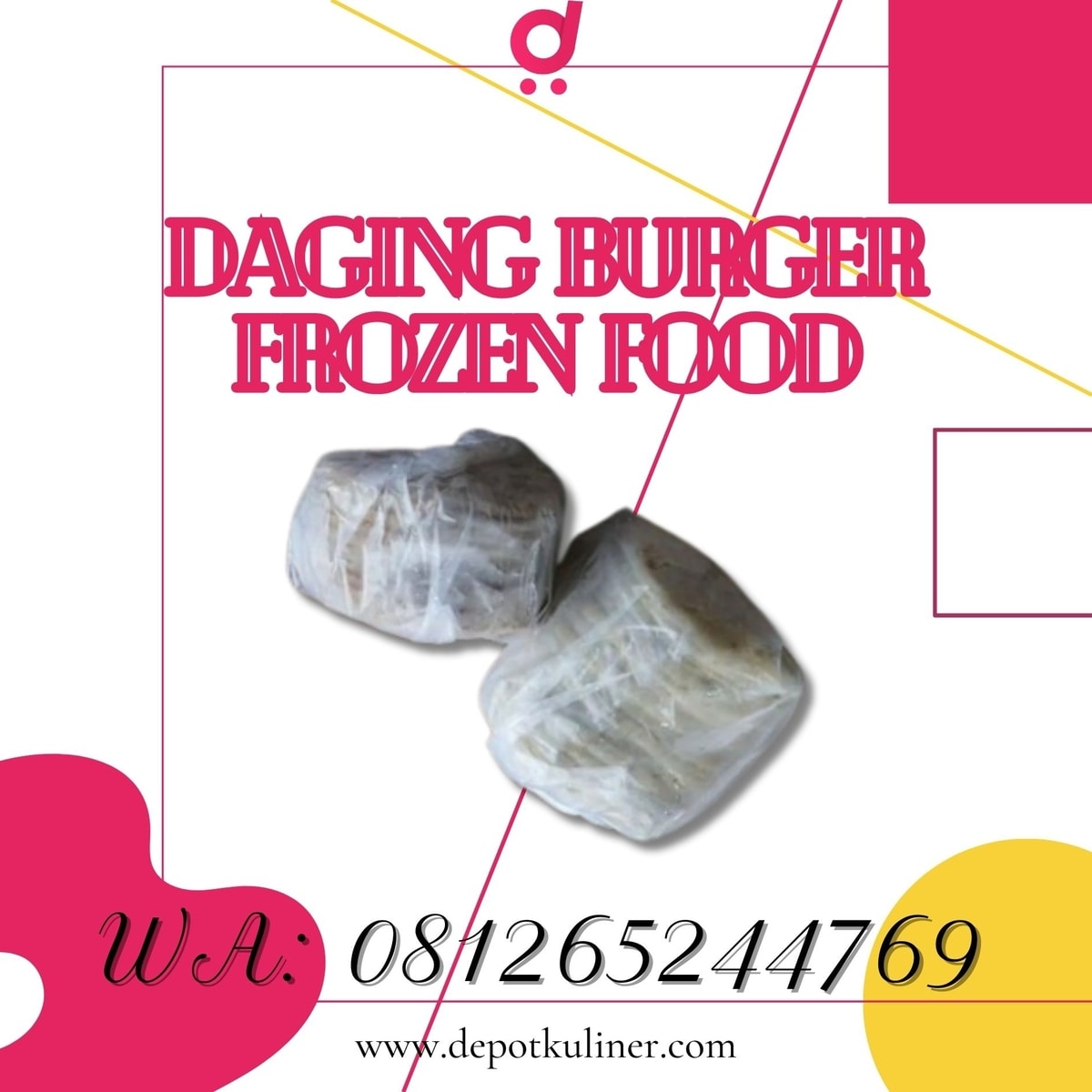HARGA DISKON, (0812.6524.4769) Daging Burger Frozen Food