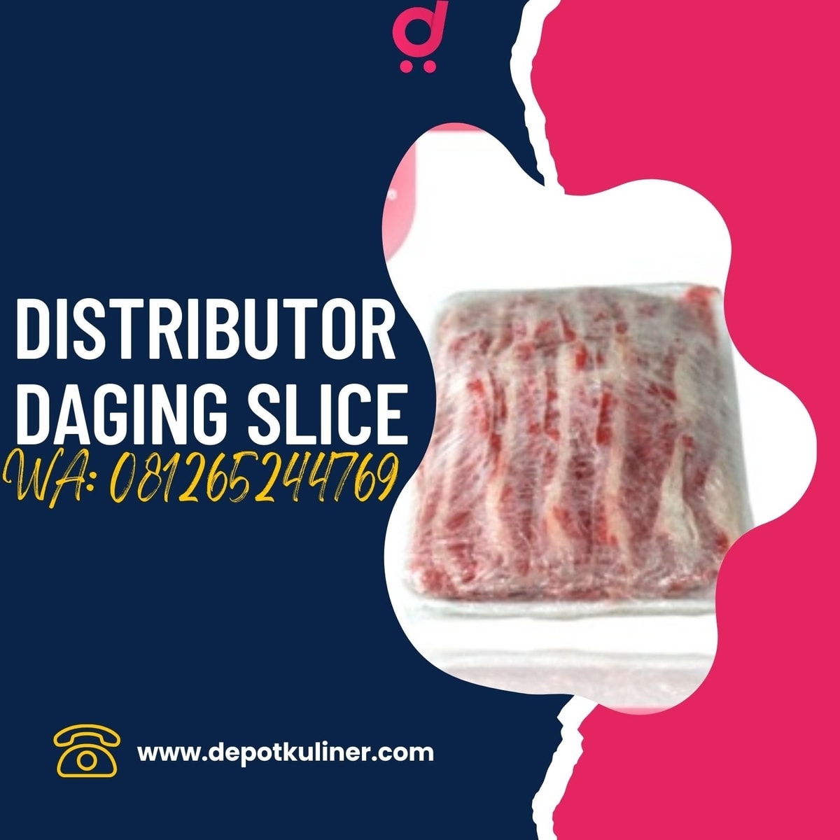 HARGA MIRING, 0812-6524-4769 Distributor Daging Slice