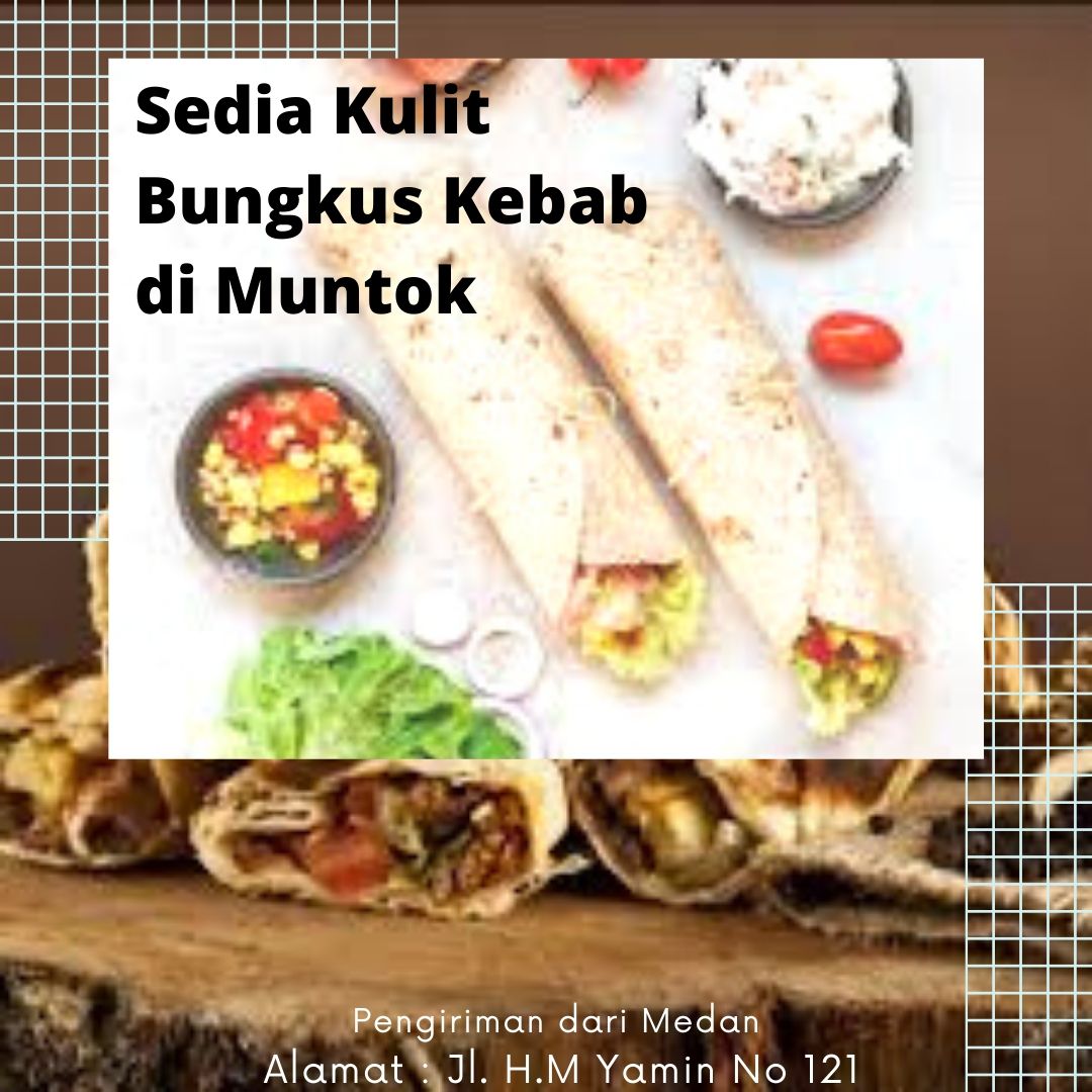 Sedia Kulit Bungkus Kebab di Muntok Shipping dari Medan