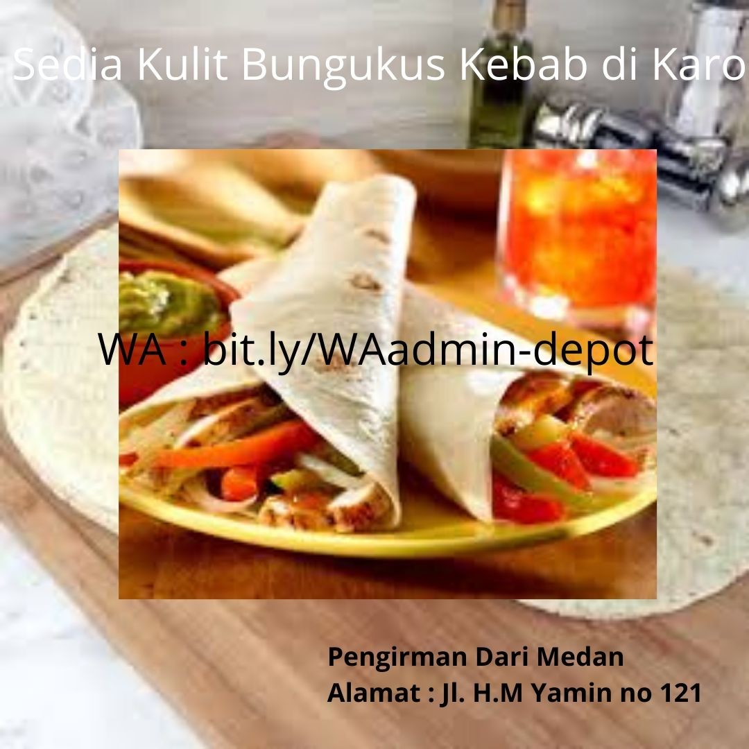 Sedia Kulit Bungkus Kebab di Karo Toko dari Kota Medan