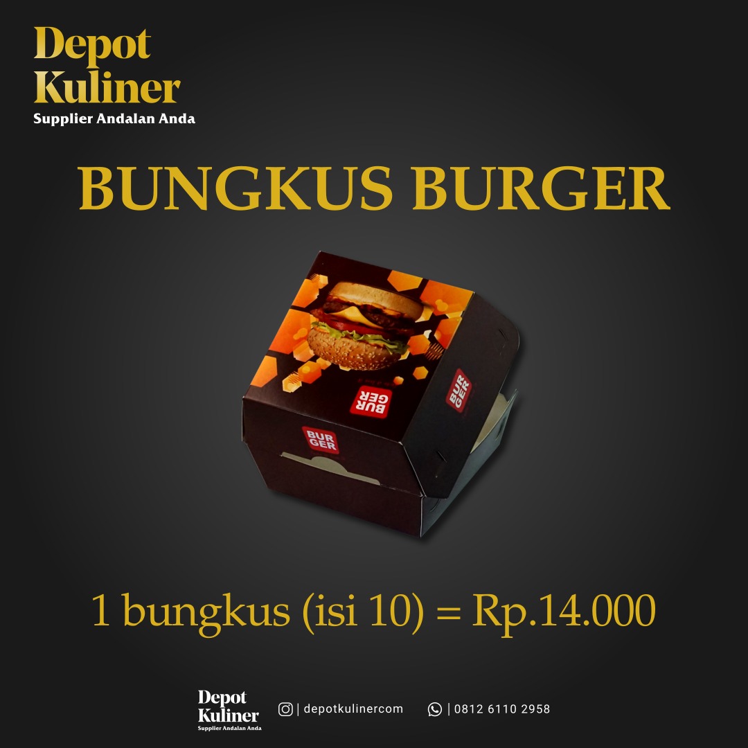 Jual Kotak Burger Elegan di Medan