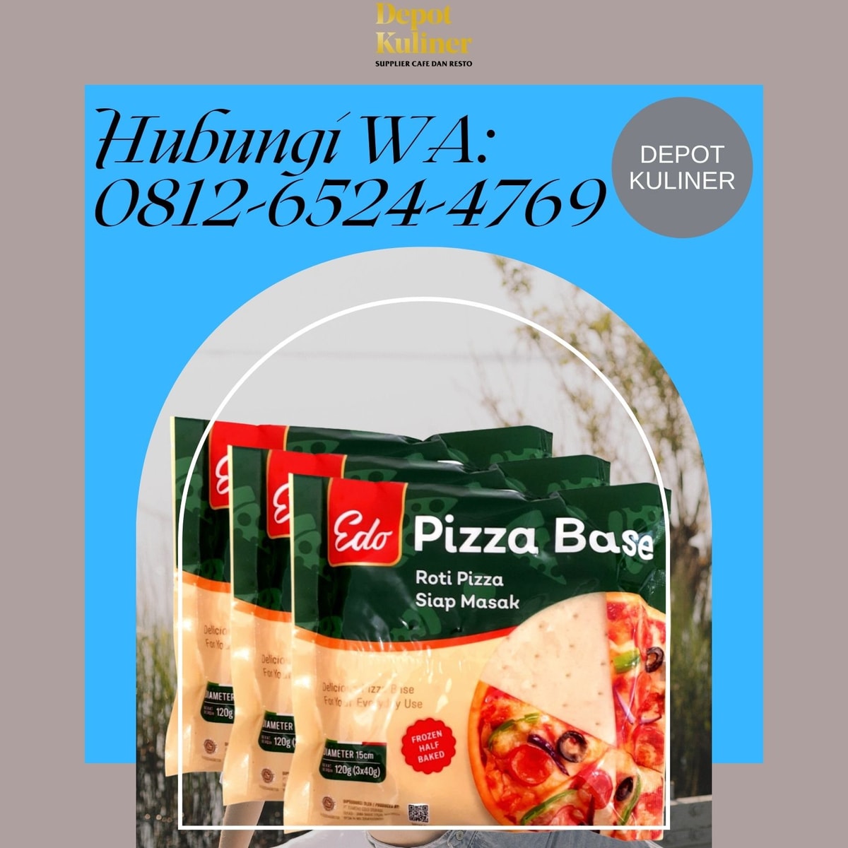 HARGA TERJANGKAU, Call 0812-6524-4769, Jual Roti Pizza Mini Siap Pakai Kisaran