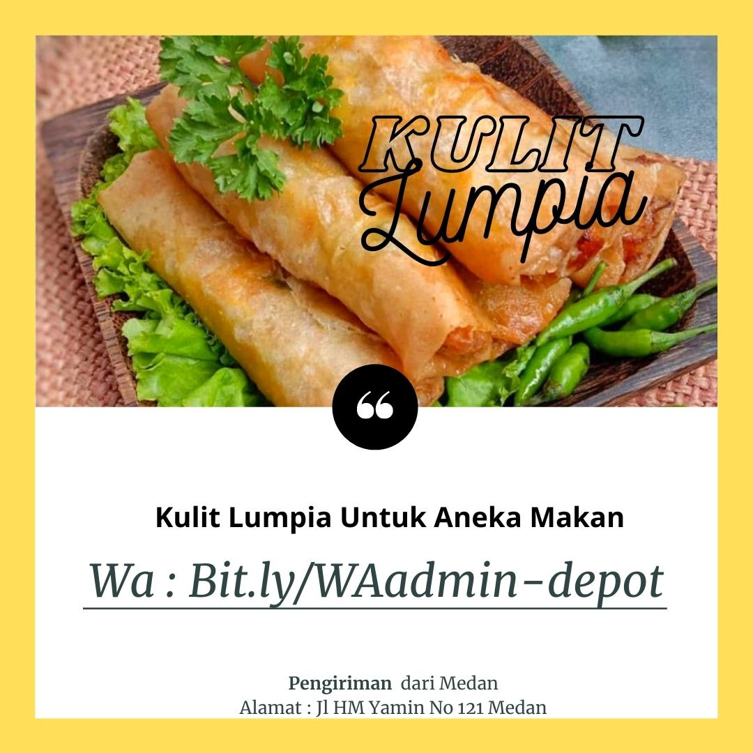 Toko Kulit Lumpia untuk Aneka Makanan Pengiriman dari Medan
