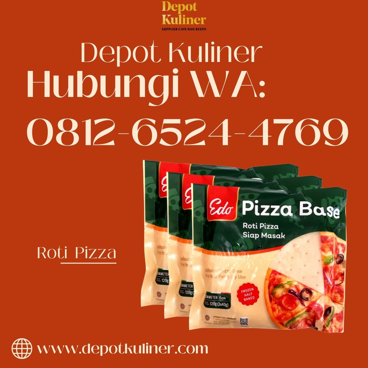 HARGA RESELLER, Call 0812-6524-4769, Tempat Jual Roti Pizza