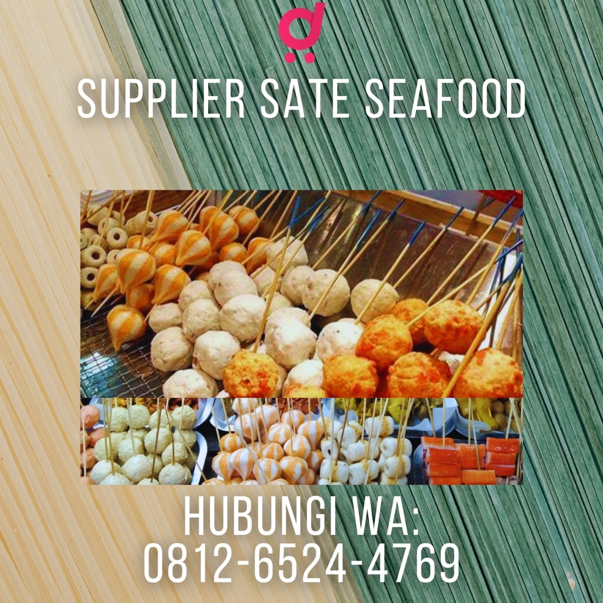 READY STOK, Whatsapp 0812-6524-4769, Jual Makanan Sate Seafood di Meranti