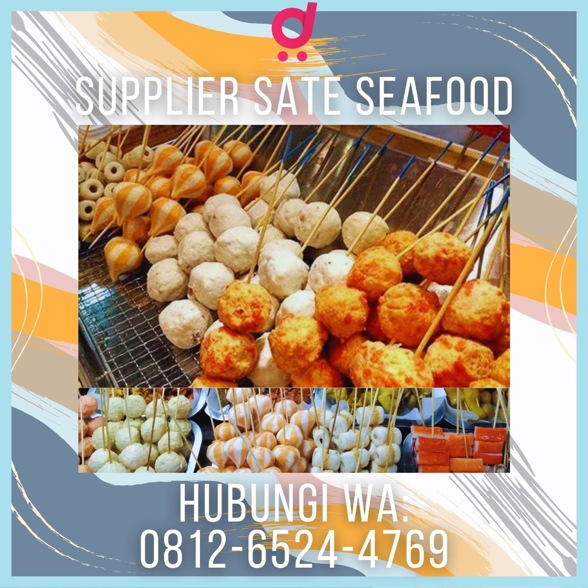 PALING LARIS, Telpon 0822-7427-0883, Agen Sate Seafood Murah di Deli Tua
