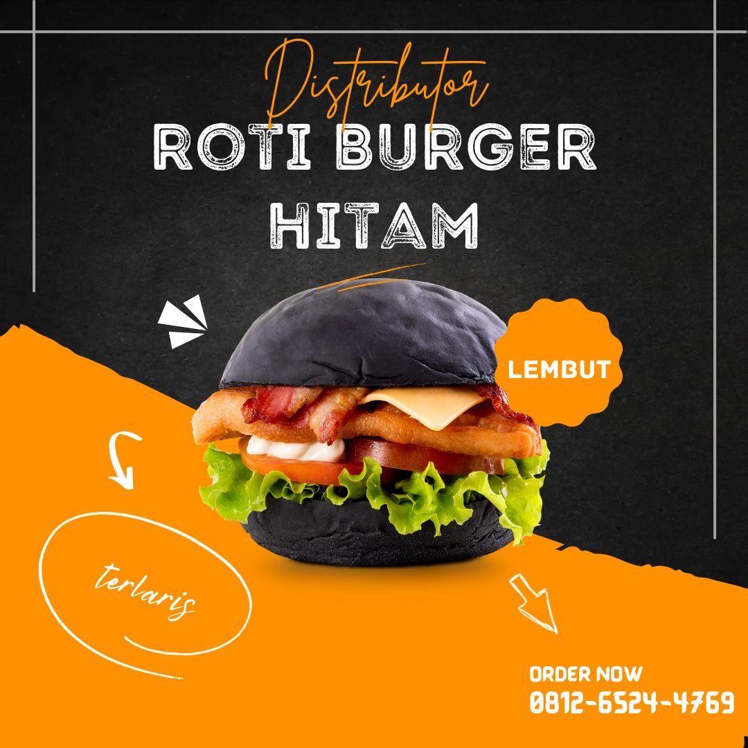 TERLARIS, WA: 0812-6524-4769, Jual Roti Burger Hitam di Medan