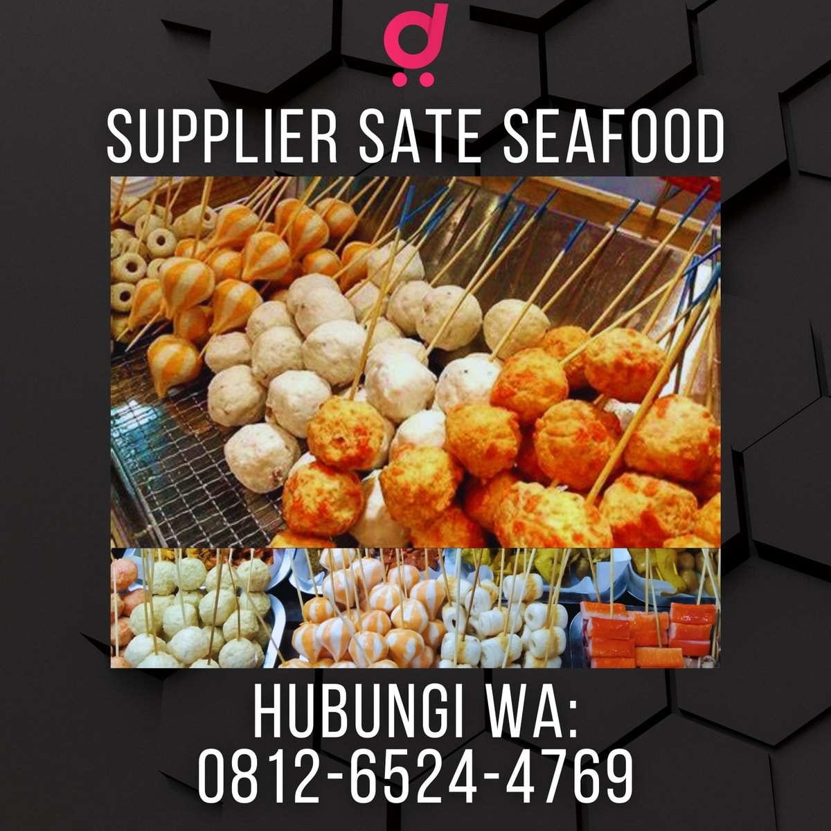 HARGA DISTRIBUTOR, Whatsapp 0812-6110-2958, Agen Sate Seafood Murah di Kolang