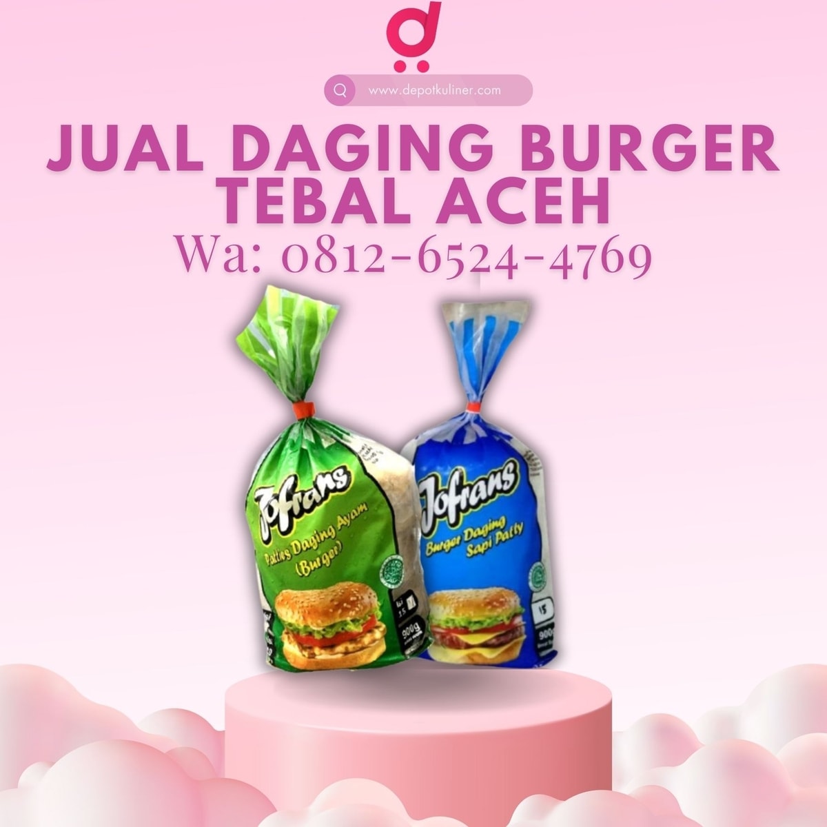 BANTING HARGA, Call 0812-6524-4769, Jual Daging Burger Tebal Aceh