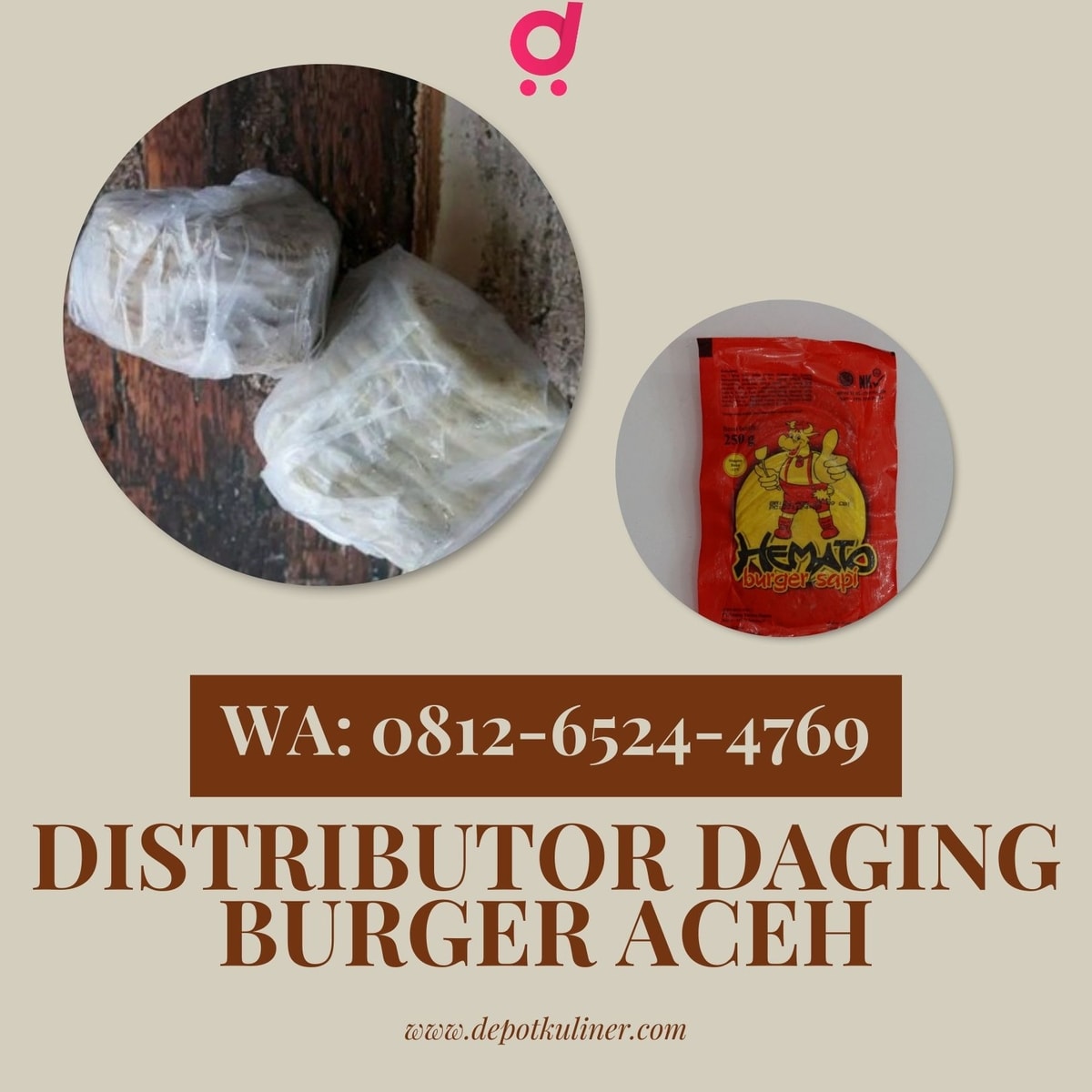 PALING LAKU, Call 0812-6524-4769, Distributor Daging Burger Aceh