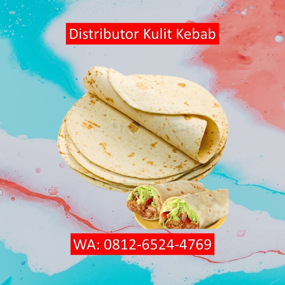 LAGI PROMO, Whatsapp: 0812-6524-4769, Distributor Kulit Kebab Tortilla di Aek Ledong