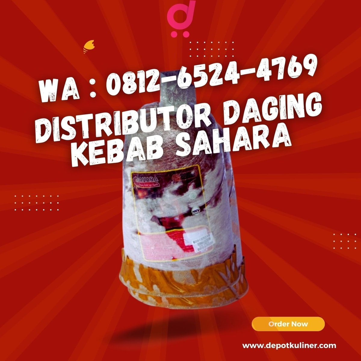 HARGA HEMAT, Call 0812-6524-4769, Distributor Daging Kebab Sahara