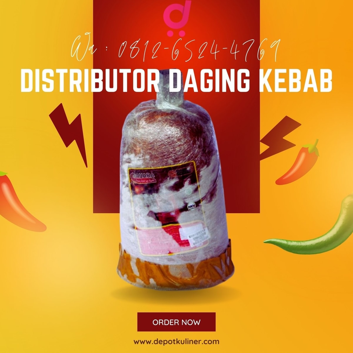 HARGA RESELLER, Call 0812-6524-4769, Distributor Daging Kebab